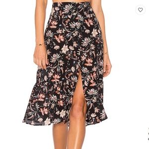 Adriana Degreas Chinoiserie Midi Skirt